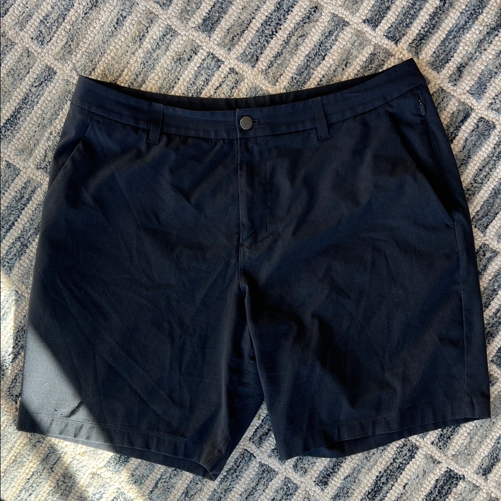 Classic Black Tailored Shorts